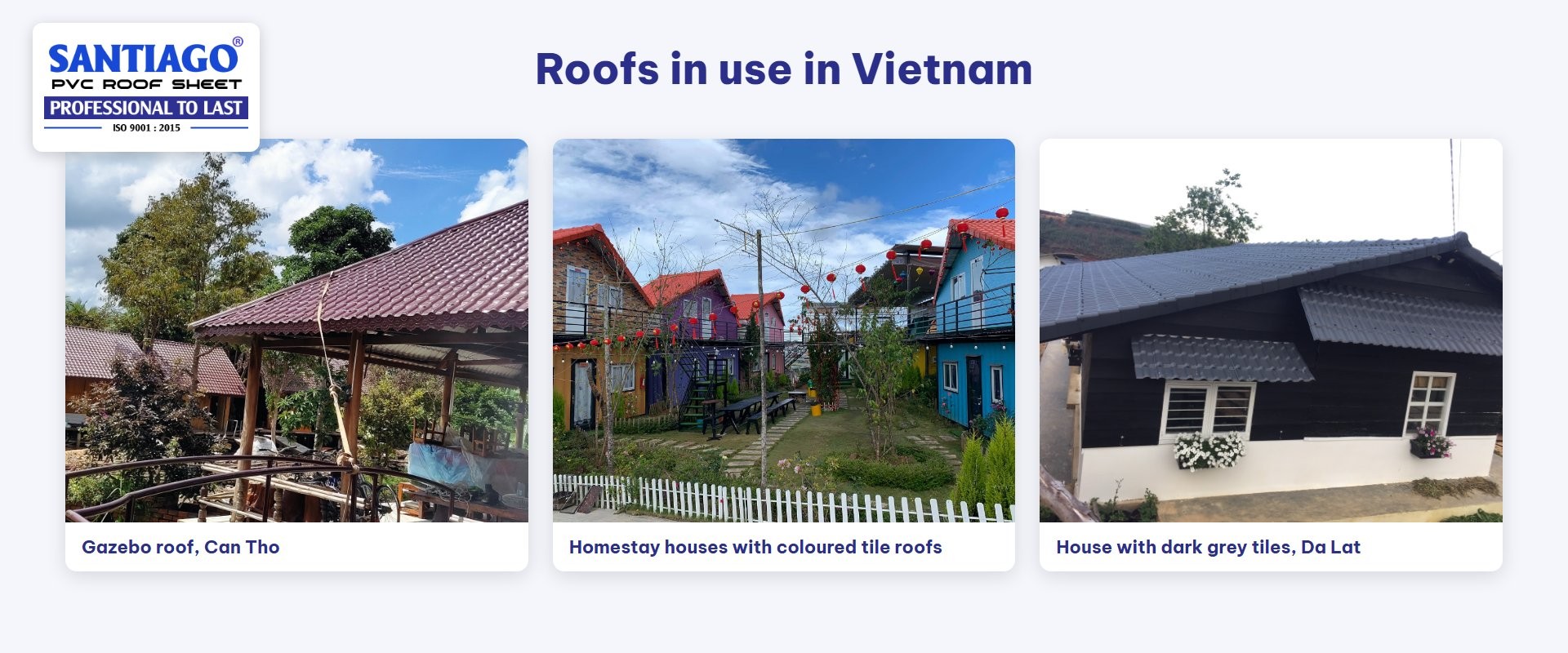 santiago pvc roof sheet