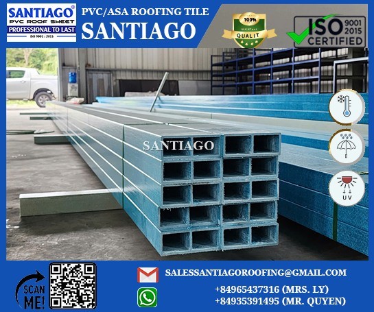 FRP Composite Purlin SF-160 (160 × 55 × 4 mm, double cell)