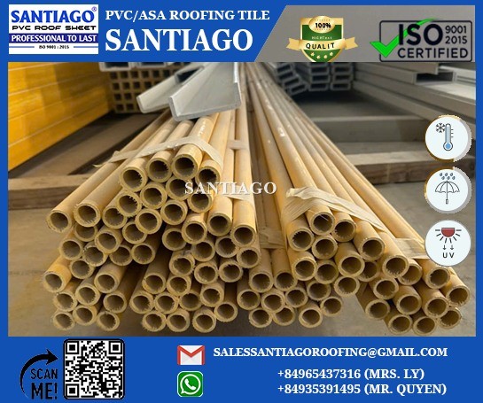 FRP Round Tube Ø34 for Trellises and Net Houses