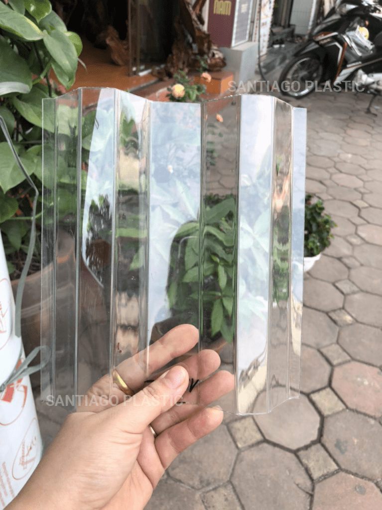 Translucent sheets bringing daylight under a roof